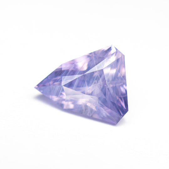 Pinkish Purple Brilliant Sapphire - 3.01ct Shield