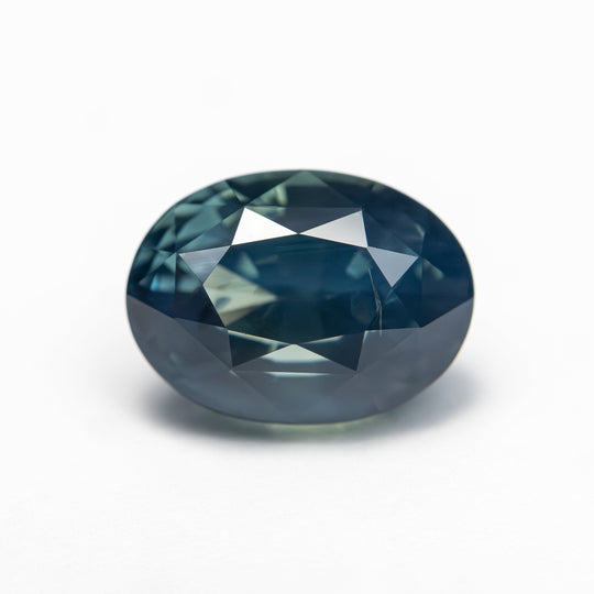 Teal Brilliant Sapphire - 4.03ct Oval