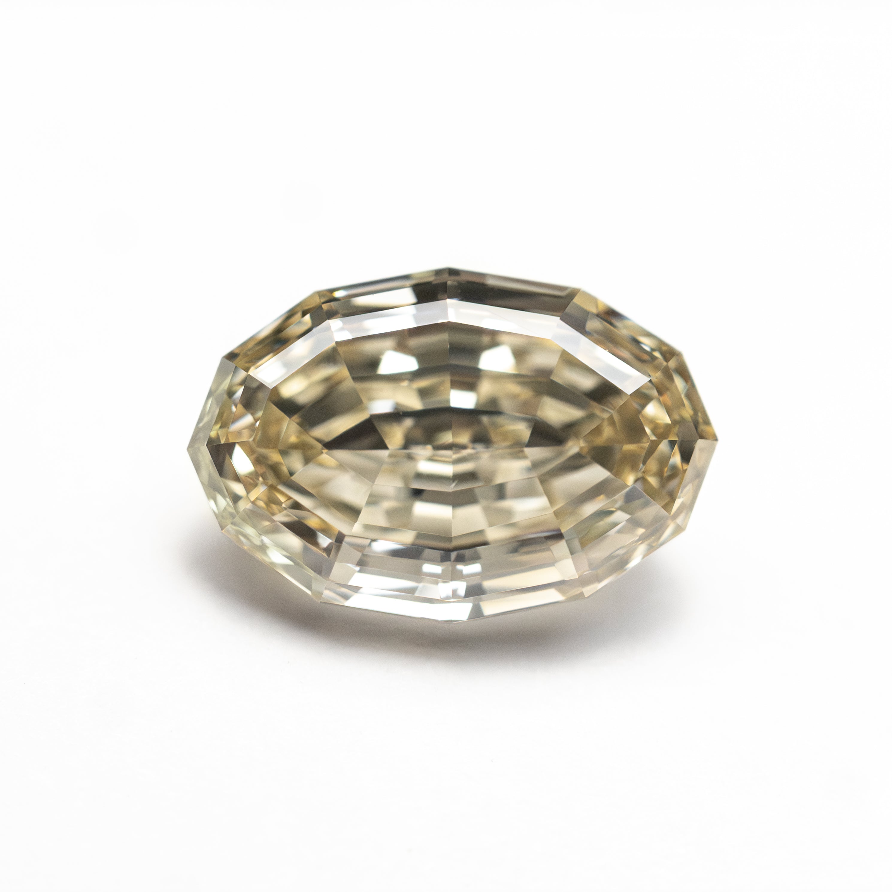 Champagne Step Cut Diamond - 2.04ct Geo Oval