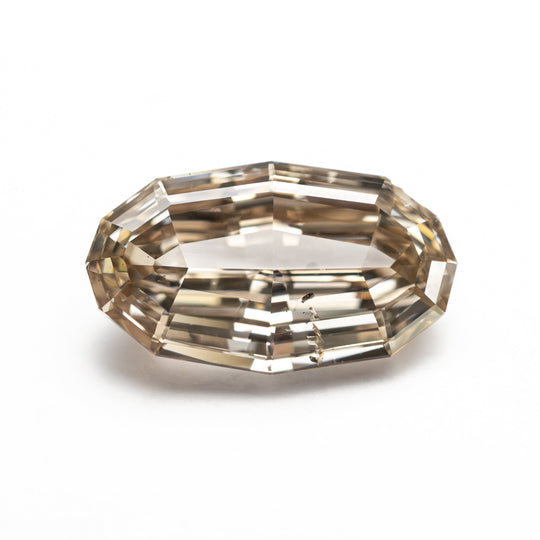 Champagne Step Cut Diamond - 2.01ct Geo Oval