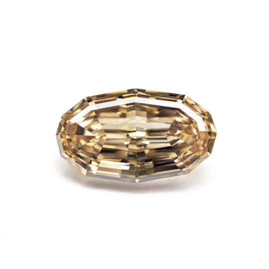 Champagne Step Cut Diamond - 1.71ct Geo Oval