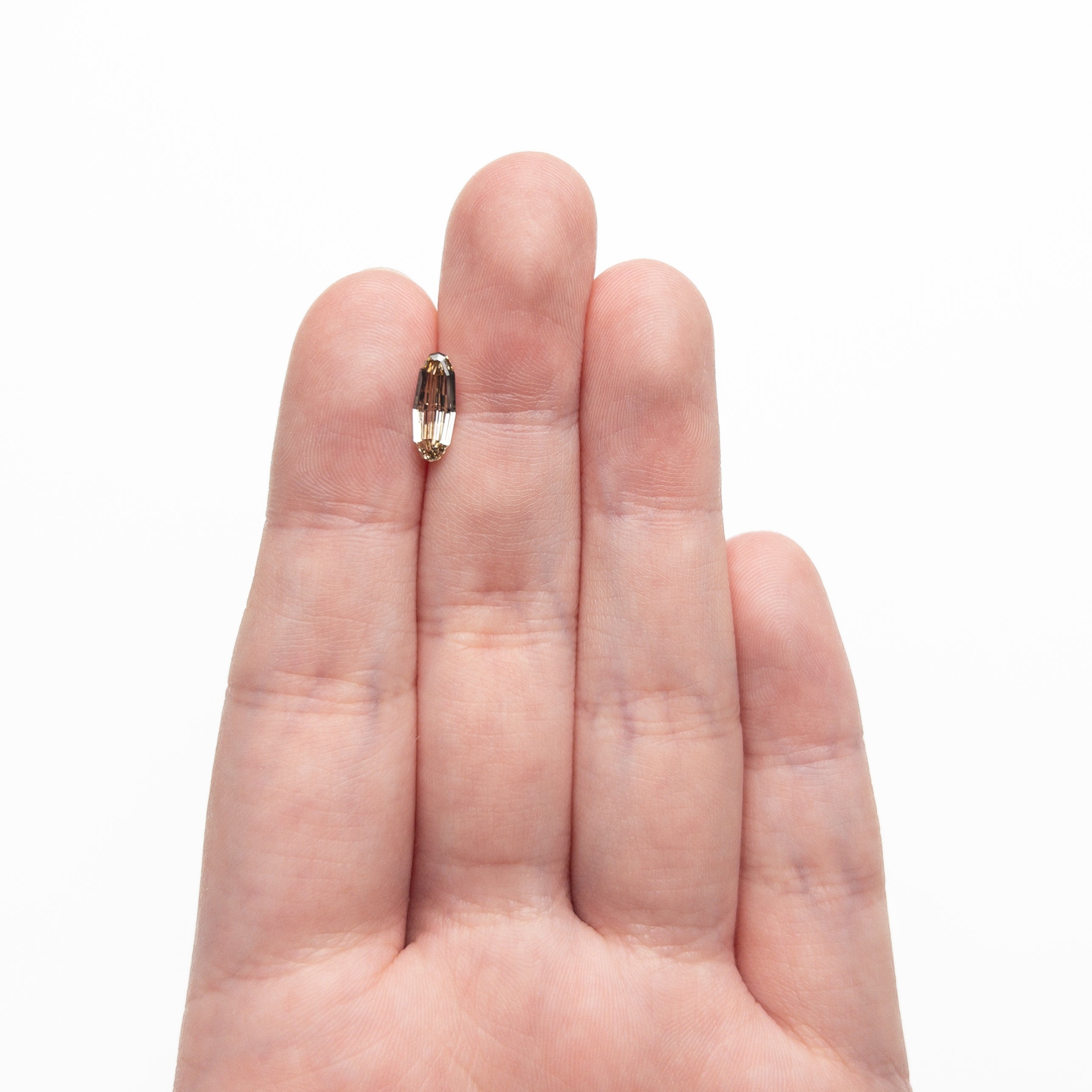 1.03ct 10.82x4.17x2.62mm SI1 C6 Geo Oval Step Cut 🇿🇦 27518-05 - Foe & Dear