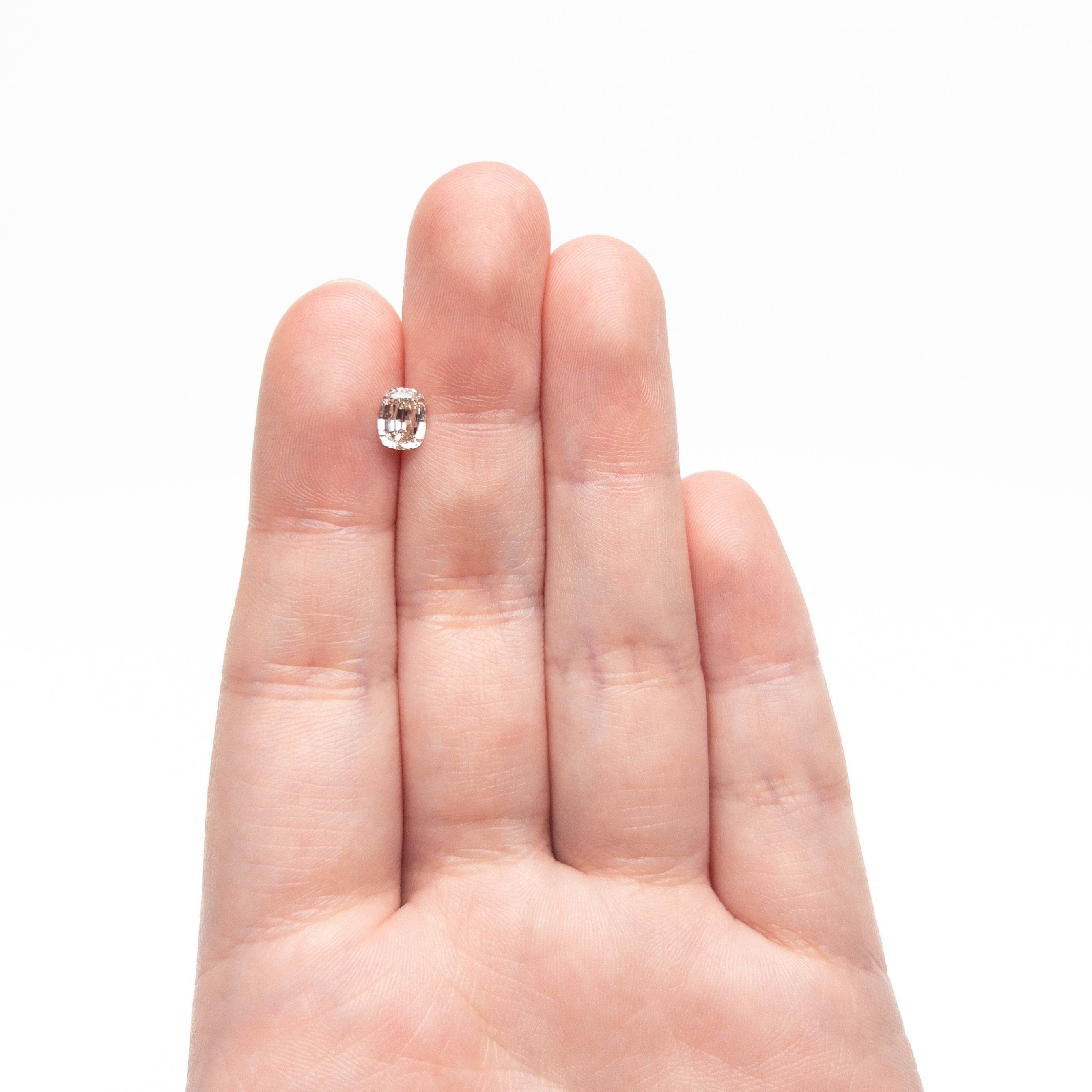 1.01ct 6.40x5.05x3.66mm VVS2 C1 Cushion Step Cut 🇨🇦 27518-11 - Foe & Dear