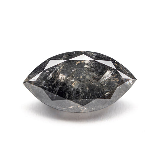 Salt and Pepper Brilliant Diamond - 2.50ct Marquise