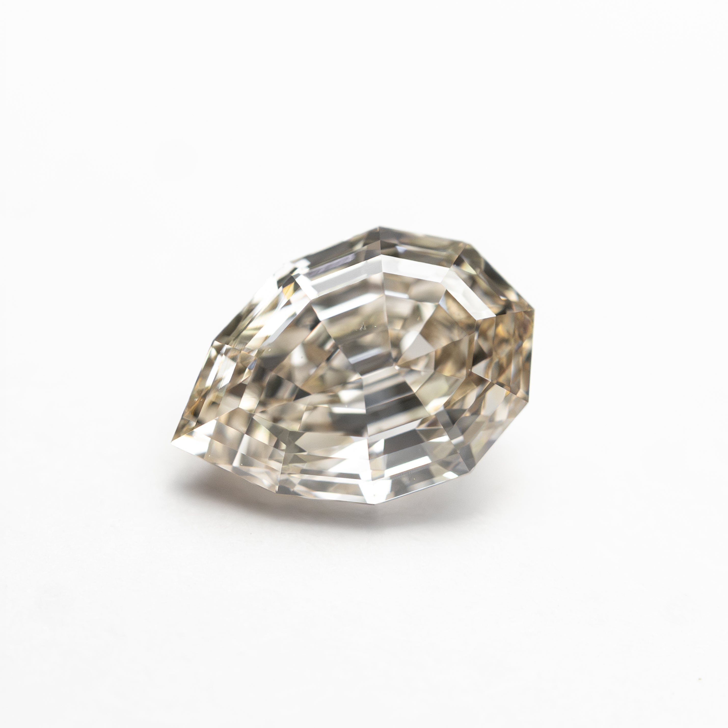 Champagne Step Cut Diamond - 1.30ct Geo Pear