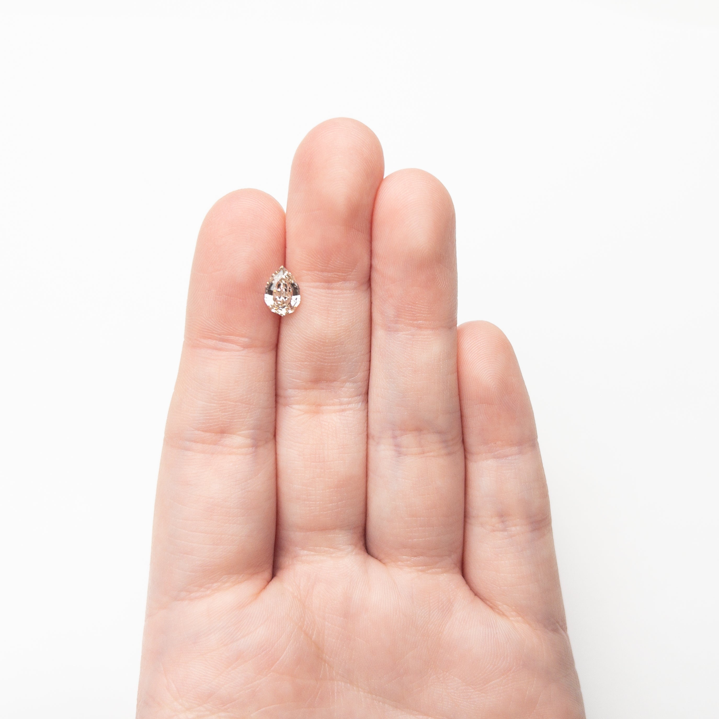 Champagne Step Cut Diamond - 1.30ct Geo Pear