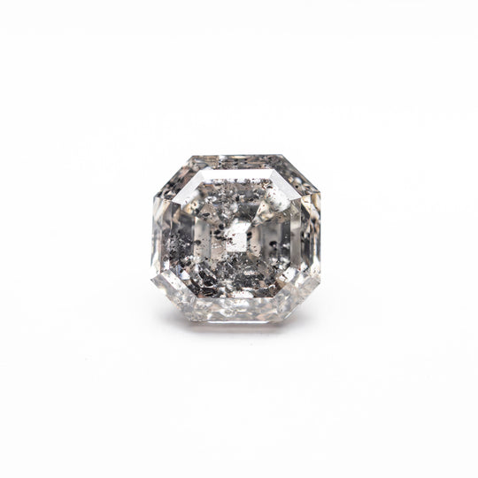 Salt and Pepper Step Cut Diamond - 1.34ct Cut Corner Square