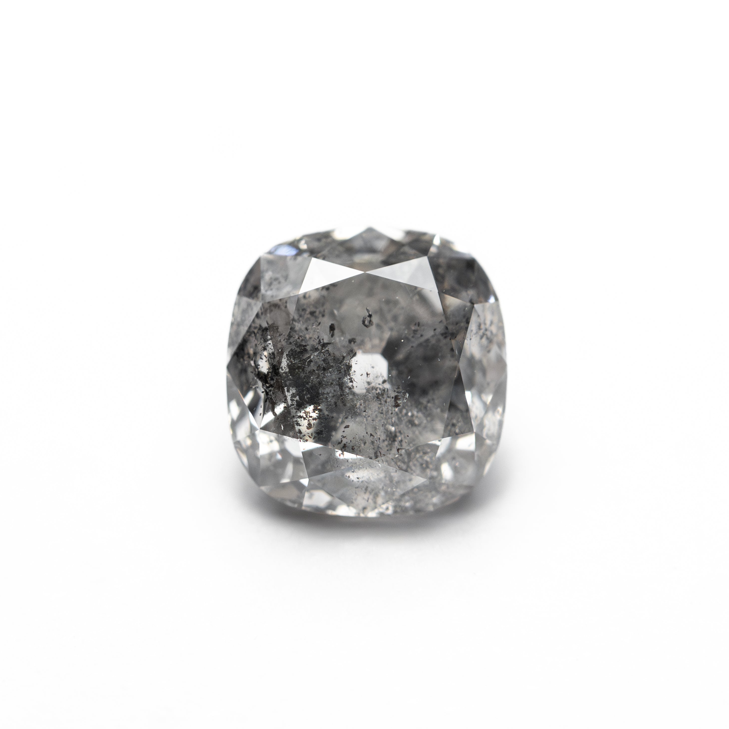 Salt and Pepper Modern Antique Old Mine Cut Diamond - 1.29ct Cushion