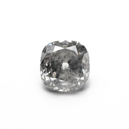 Salt and Pepper Modern Antique Old Mine Cut Diamond - 1.29ct Cushion