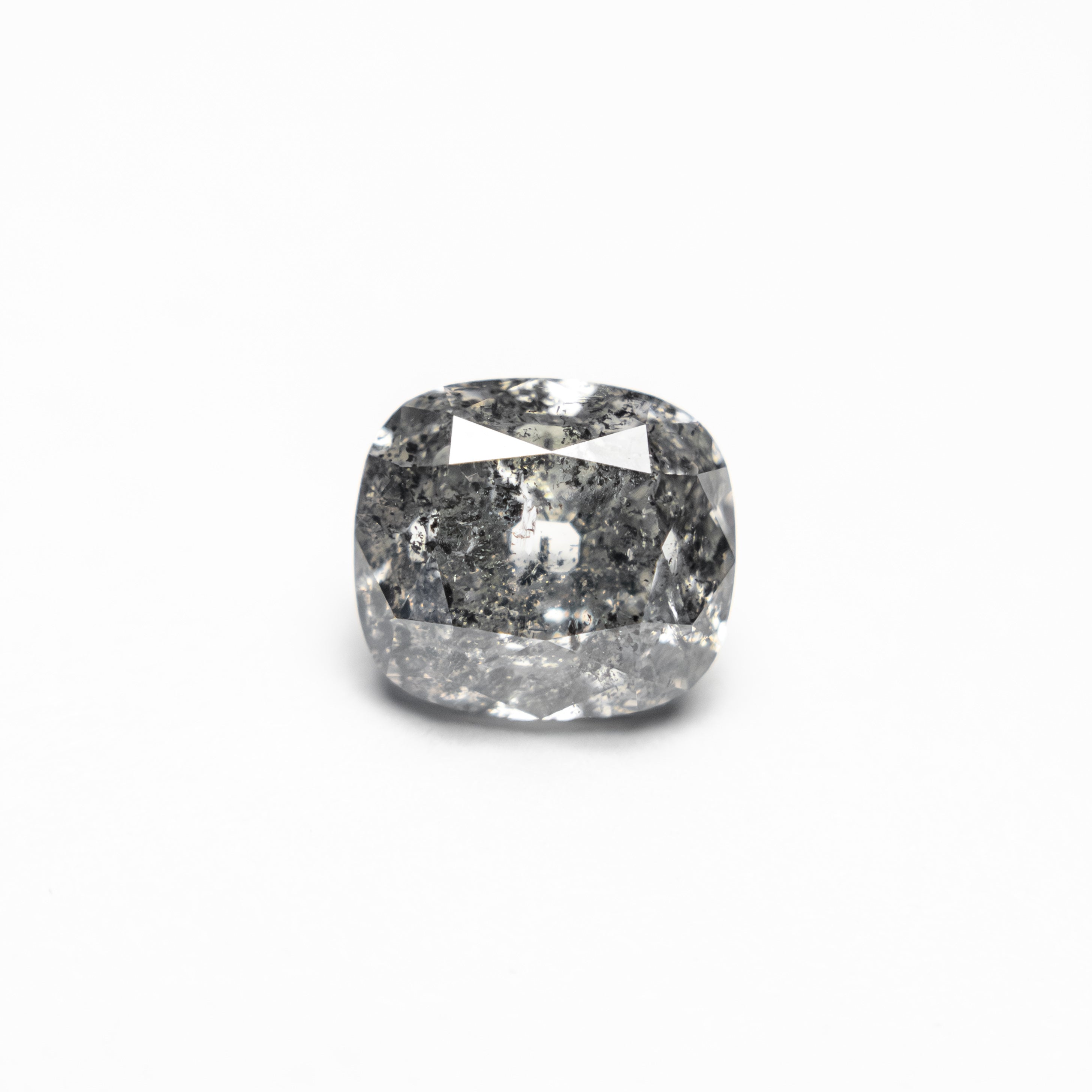 Salt and Pepper Modern Antique Old Mine Cut Diamond - 1.15ct Cushion