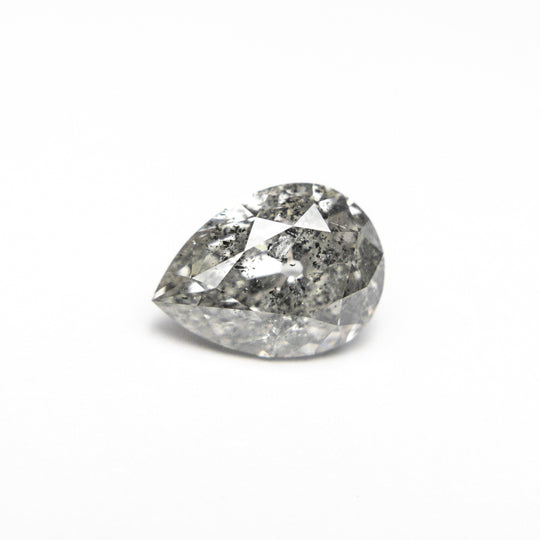 Salt and Pepper Brilliant Diamond - 1.16ct Pear