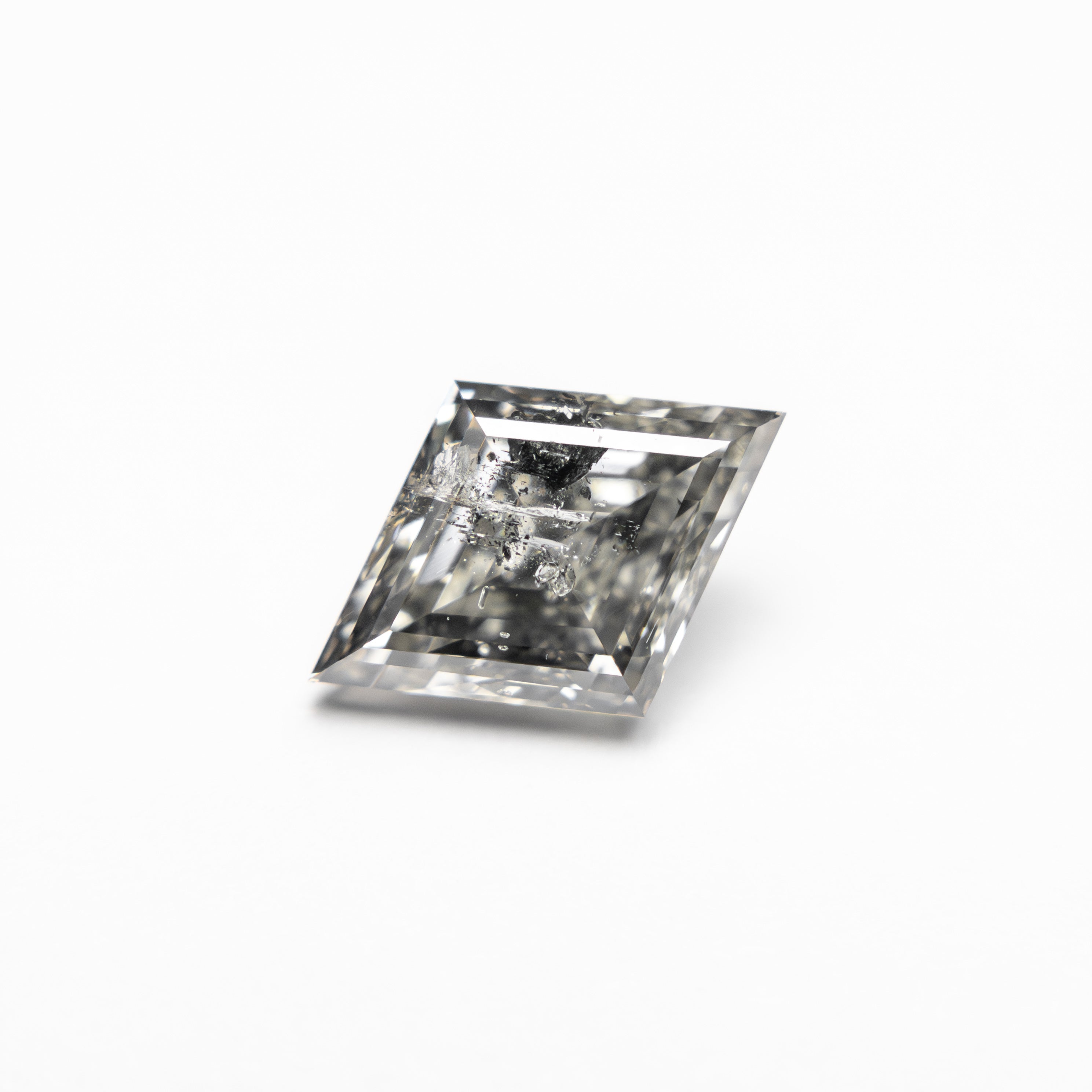 Salt and Pepper Step Cut Diamond - 1.13ct Lozenge
