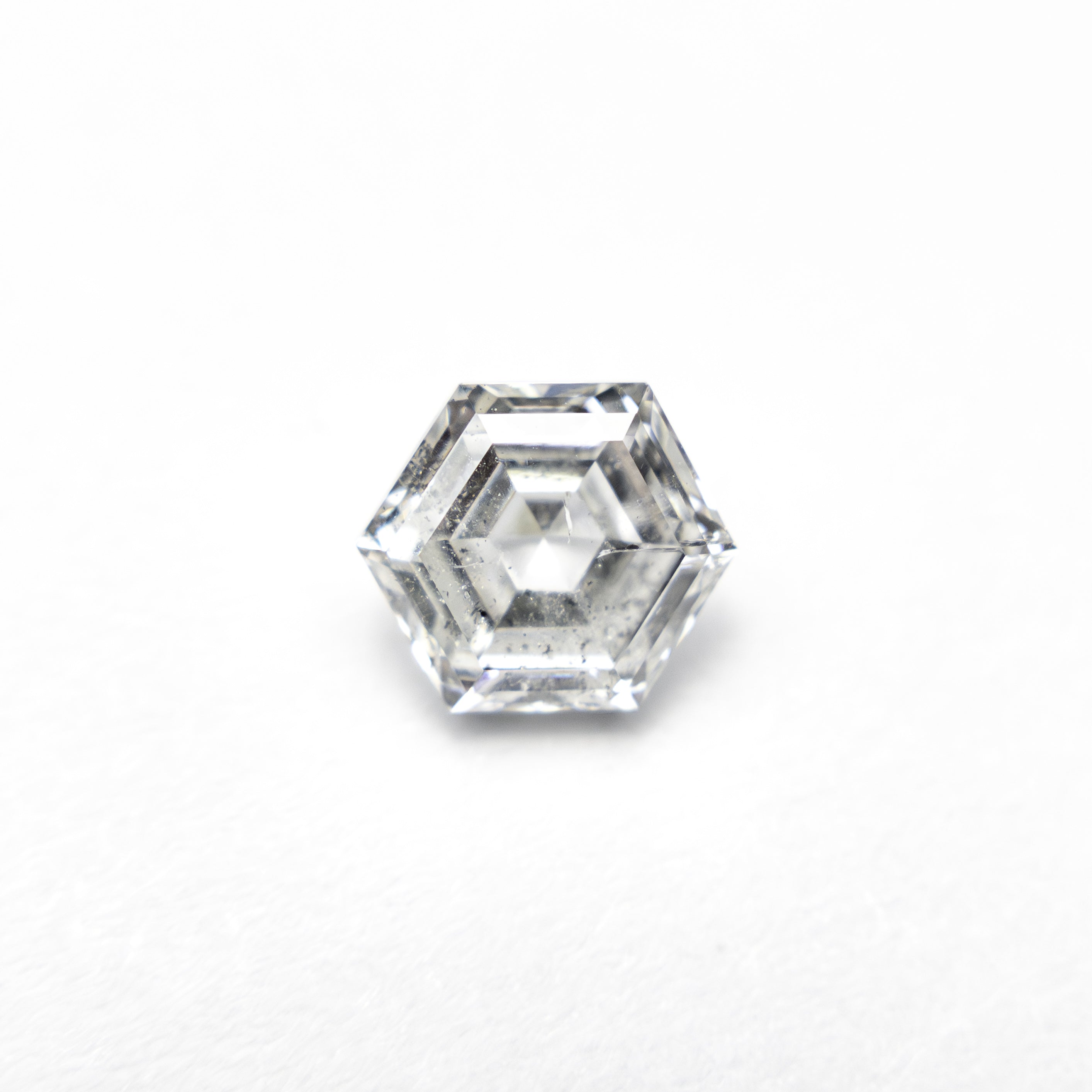 Salt and Pepper Step Cut Diamond - 0.78ct Hexagon