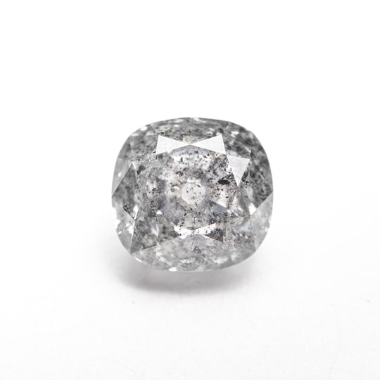 Salt and Pepper Modern Antique Old Mine Cut Diamond - 2.14ct Cushion