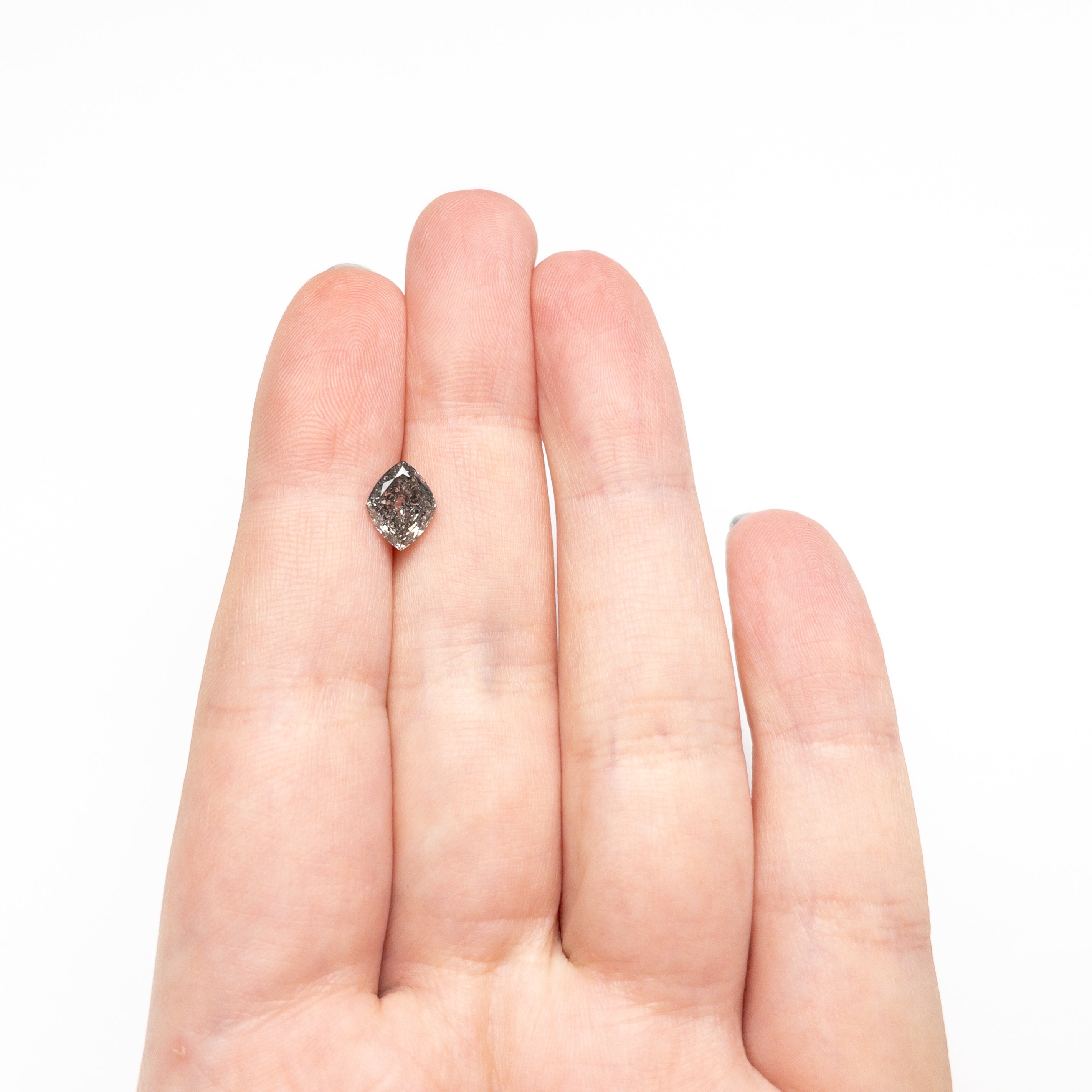 Salt and Pepper Brilliant Diamond - 1.44ct Lozenge