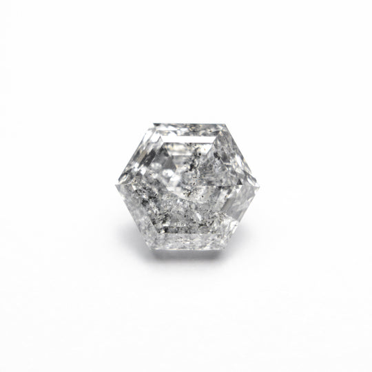 Salt and Pepper Step Cut Diamond - 1.28ct Hexagon