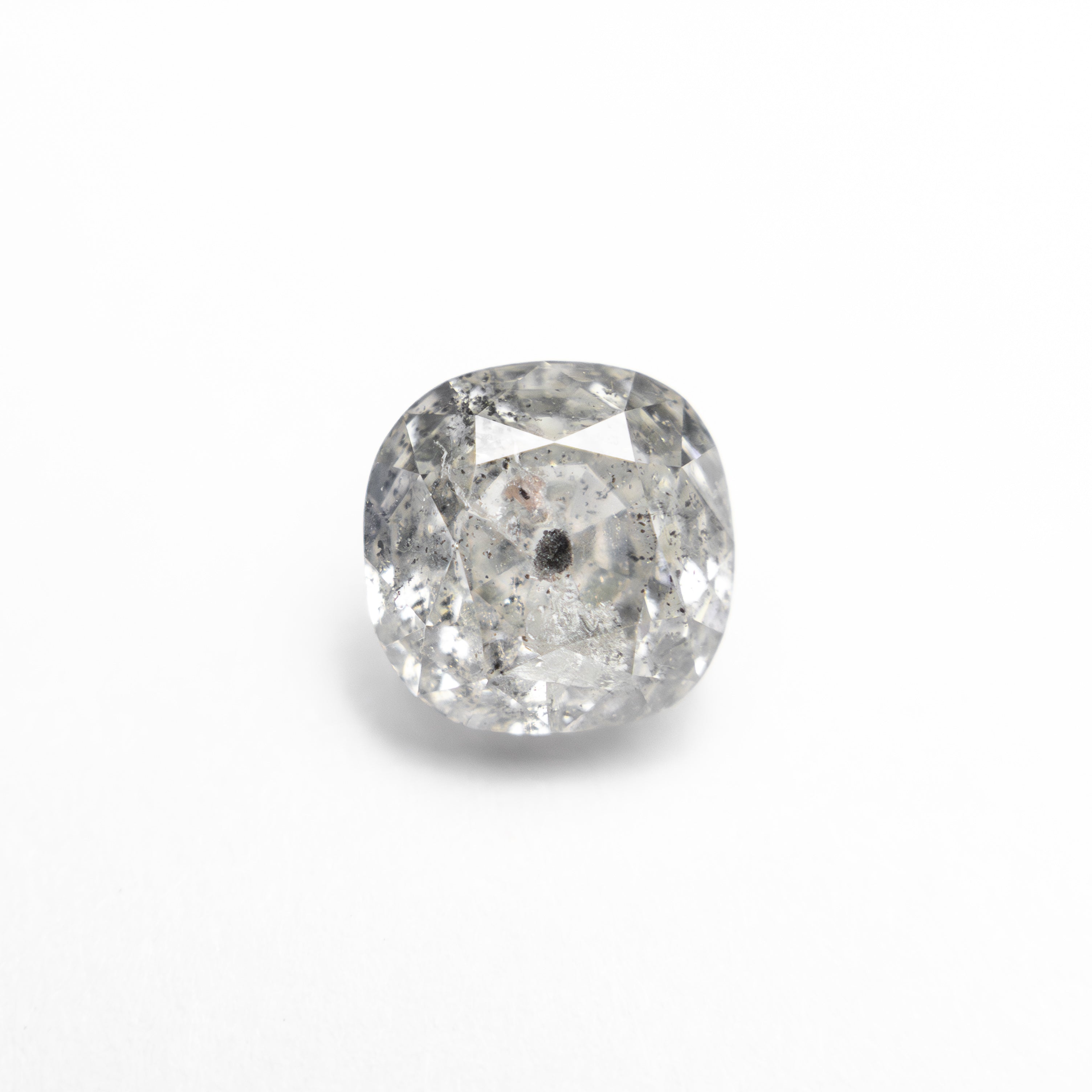 Salt and Pepper Modern Antique Old Mine Cut Diamond - 1.49ct Cushion