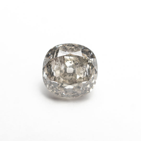 Salt and Pepper Modern Antique Old Mine Cut Diamond - 1.71ct Cushion