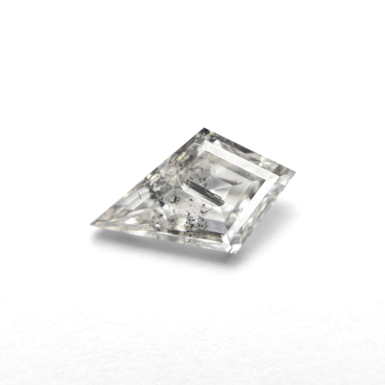 Salt and Pepper Step Cut Diamond - 1.03ct Kite