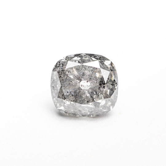 Salt and Pepper Modern Antique Old Mine Cut Diamond - 1.79ct Cushion