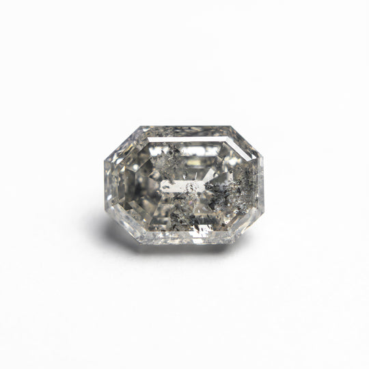 Salt and Pepper Step Cut Diamond - 1.52ct Cut Corner Rectangle