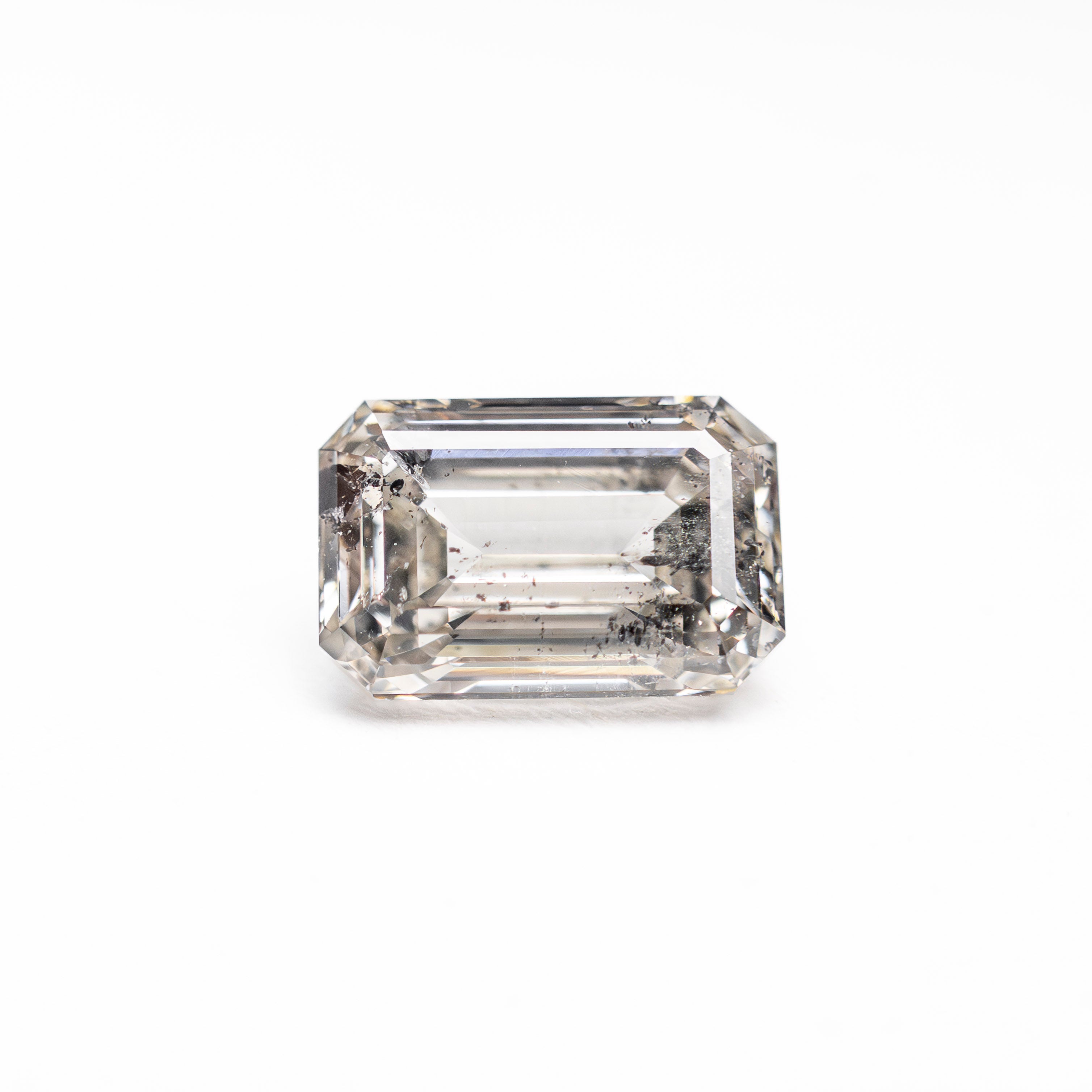 Salt and Pepper Step Cut Diamond - 1.08ct Cut Corner Rectangle