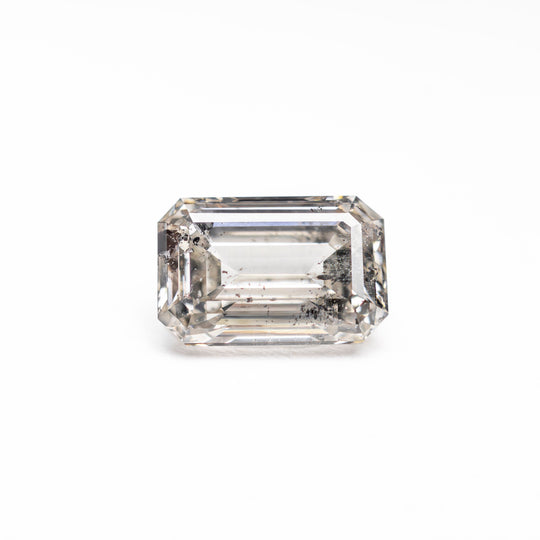 Salt and Pepper Step Cut Diamond - 1.08ct Cut Corner Rectangle