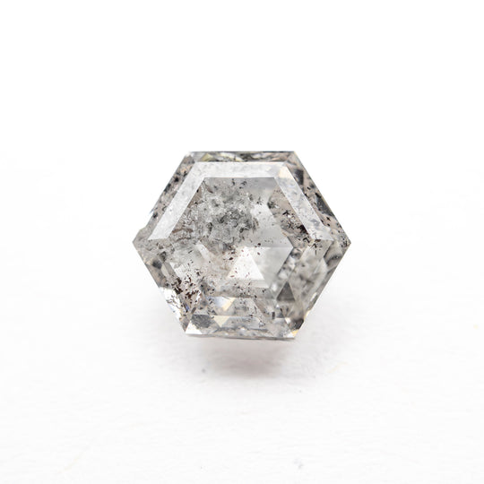 Salt and Pepper Step Cut Diamond - 1.69ct Hexagon
