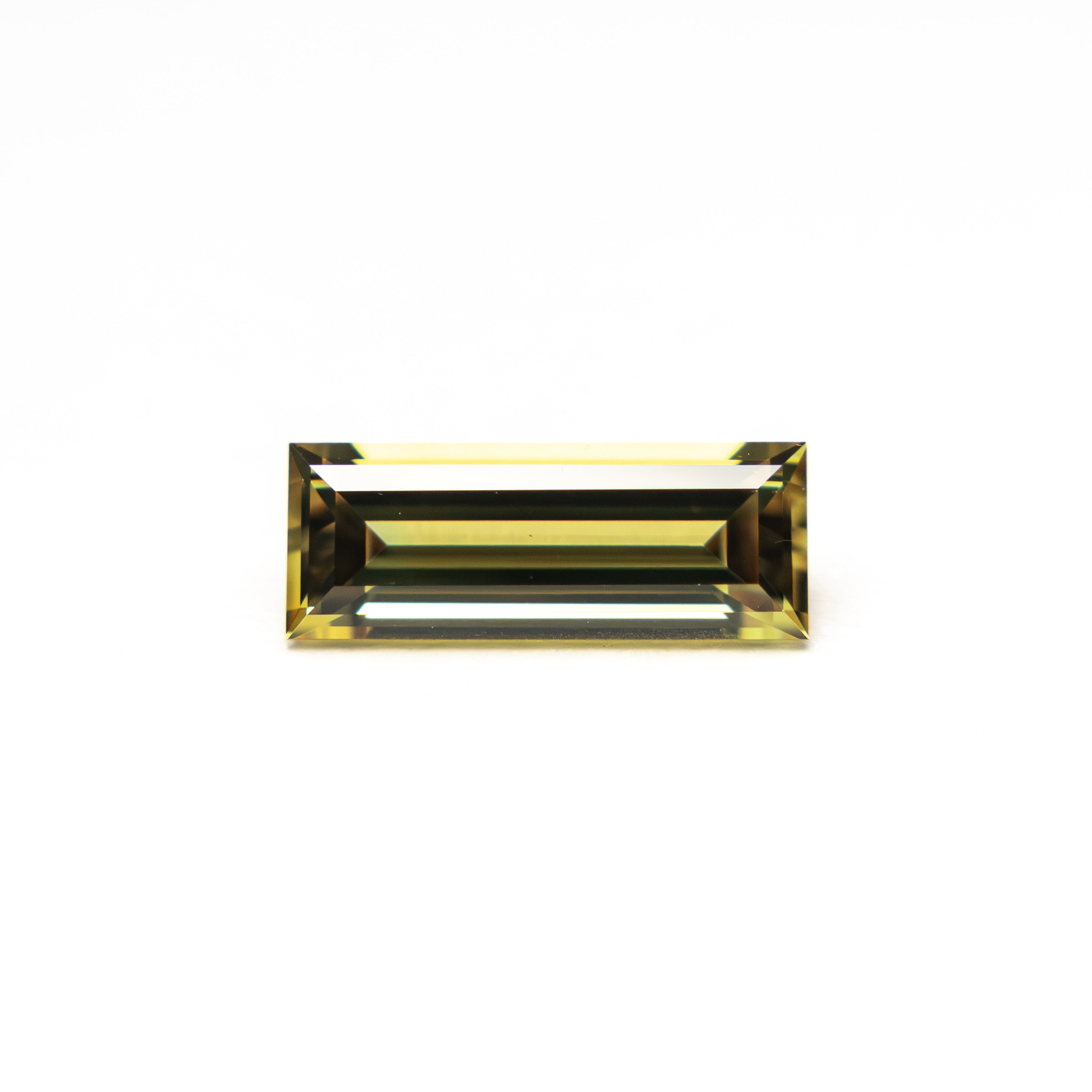 Yellow Step Cut Sapphire - 0.75ct Baguette