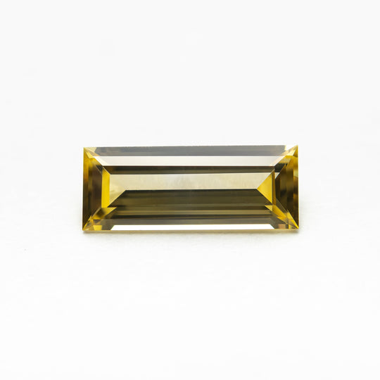 Yellow Step Cut Sapphire - 0.79ct Baguette