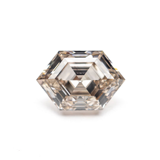 Champagne Step Cut Diamond - 1.78ct Hexagon