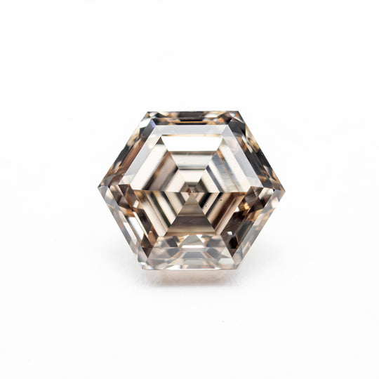 Champagne Step Cut Diamond - 1.88ct Hexagon