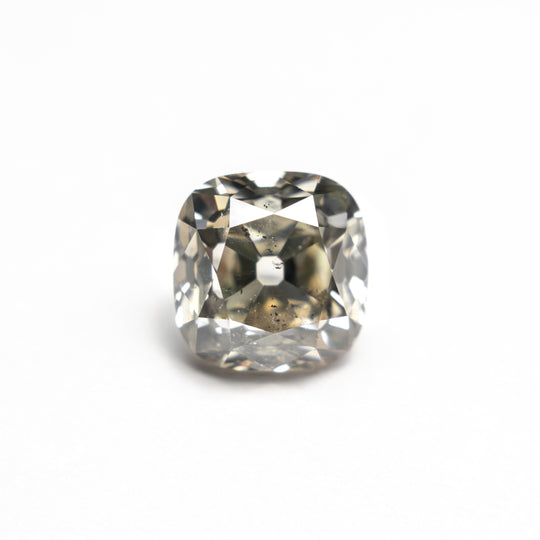 Champagne Salt and Pepper Modern Antique Old Mine Cut Diamond - 1.39ct Cushion