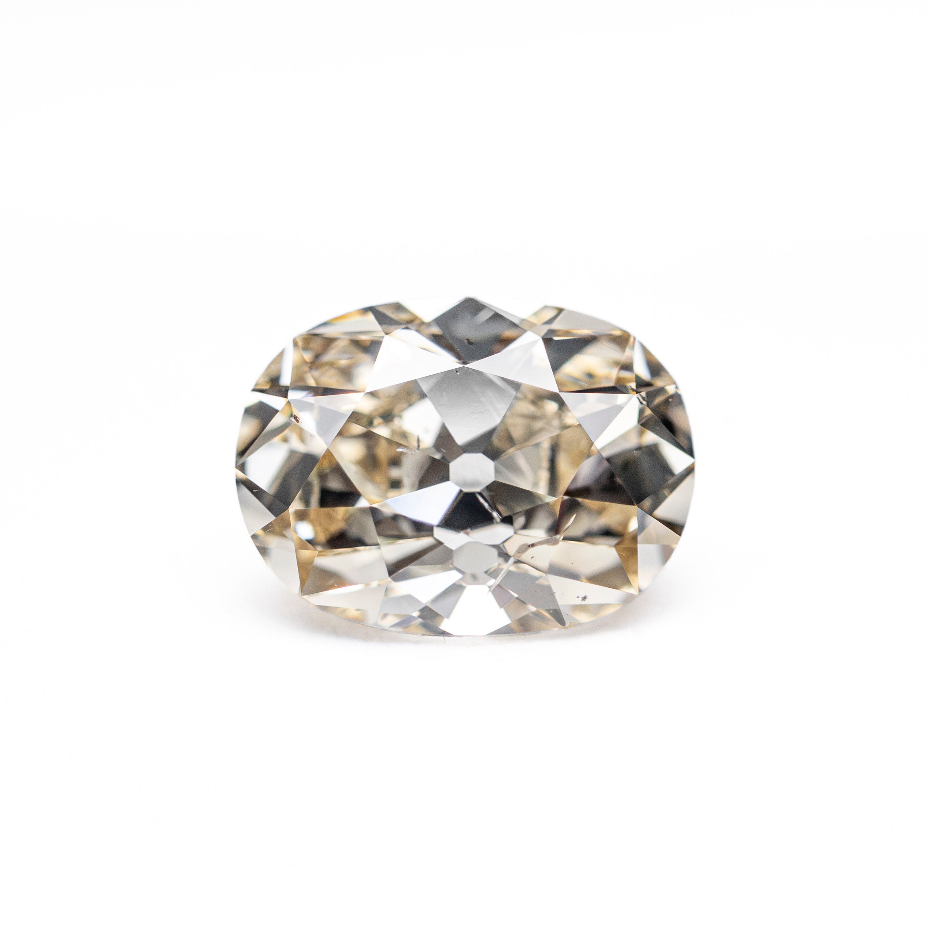 Champagne Modern Antique Old Mine Cut Diamond - 1.50ct Cushion