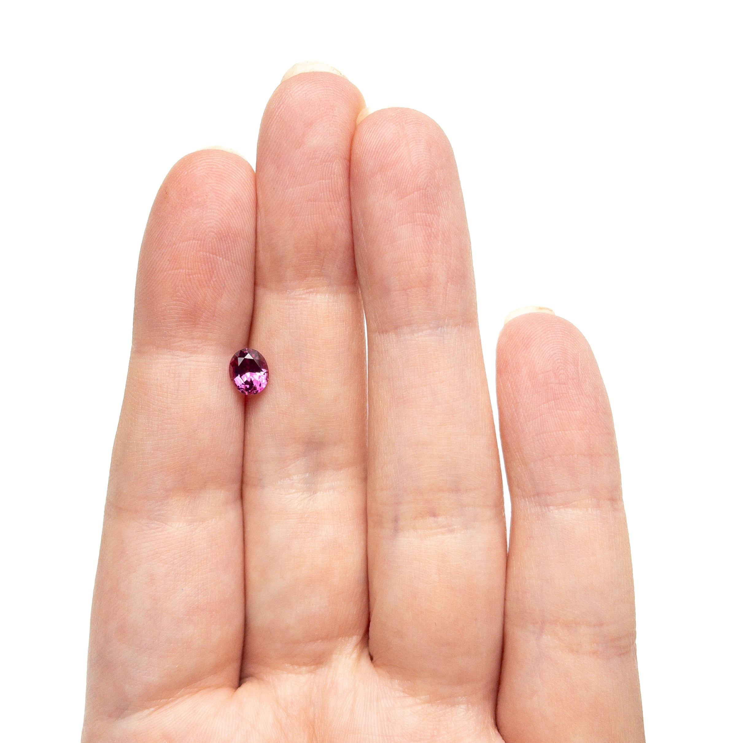Pink Brilliant Sapphire - 0.83ct Oval
