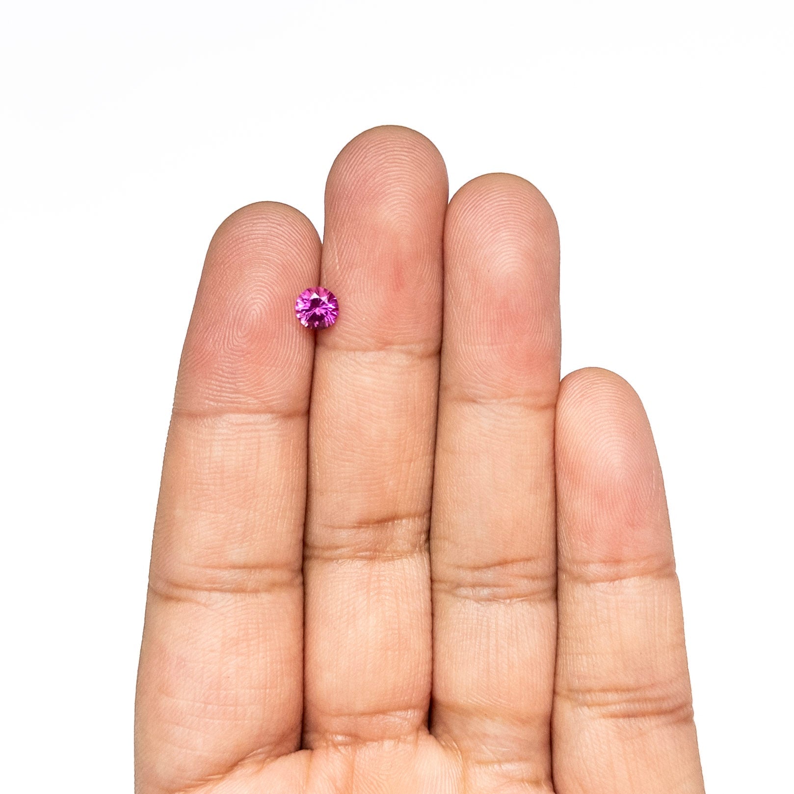 Pink Brilliant Sapphire - 0.67ct Round