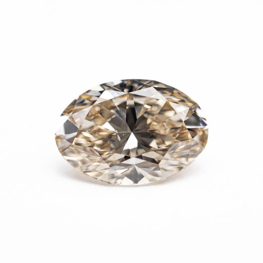 Champagne Brilliant Diamond - 1.89ct Oval