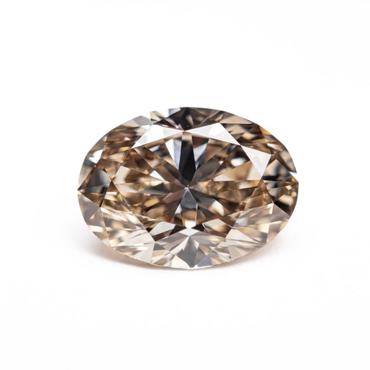 Champagne Brilliant Diamond - 2.24ct Oval