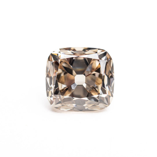 Champagne Modern Antique Old Mine Cut Diamond - 2.01ct Cushion