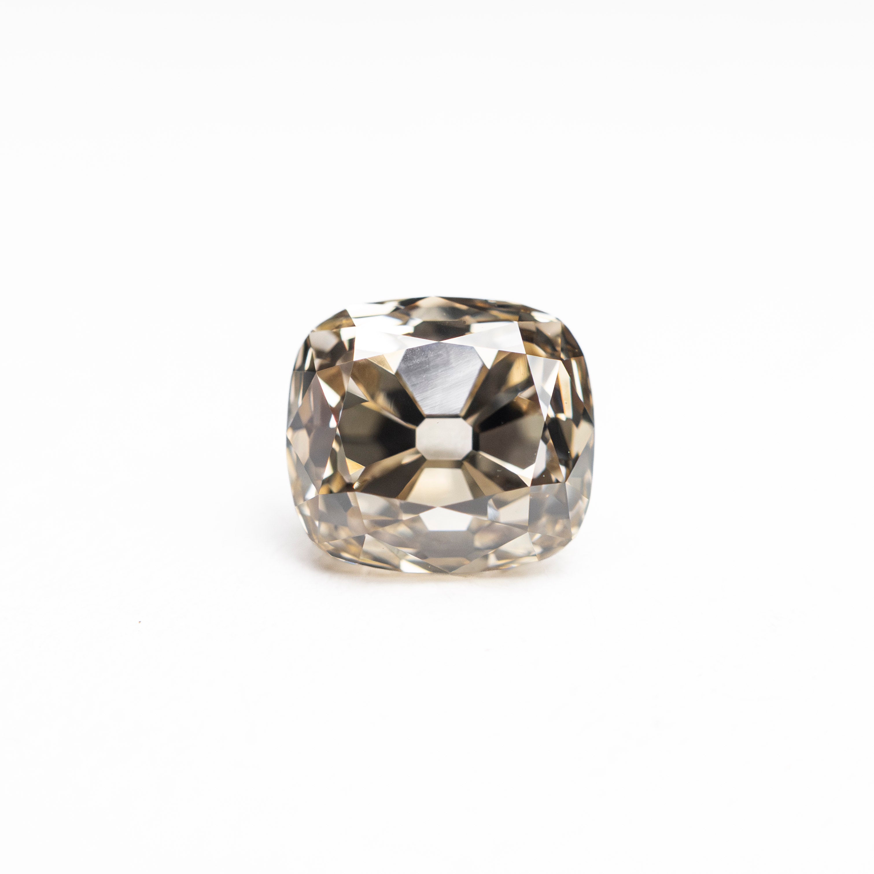 Champagne Modern Antique Old Mine Cut Diamond - 1.05ct Cushion