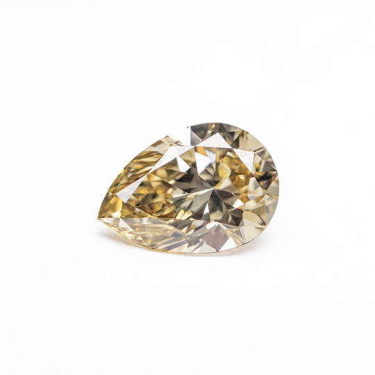 Champagne Brilliant Diamond - 1.10ct Pear
