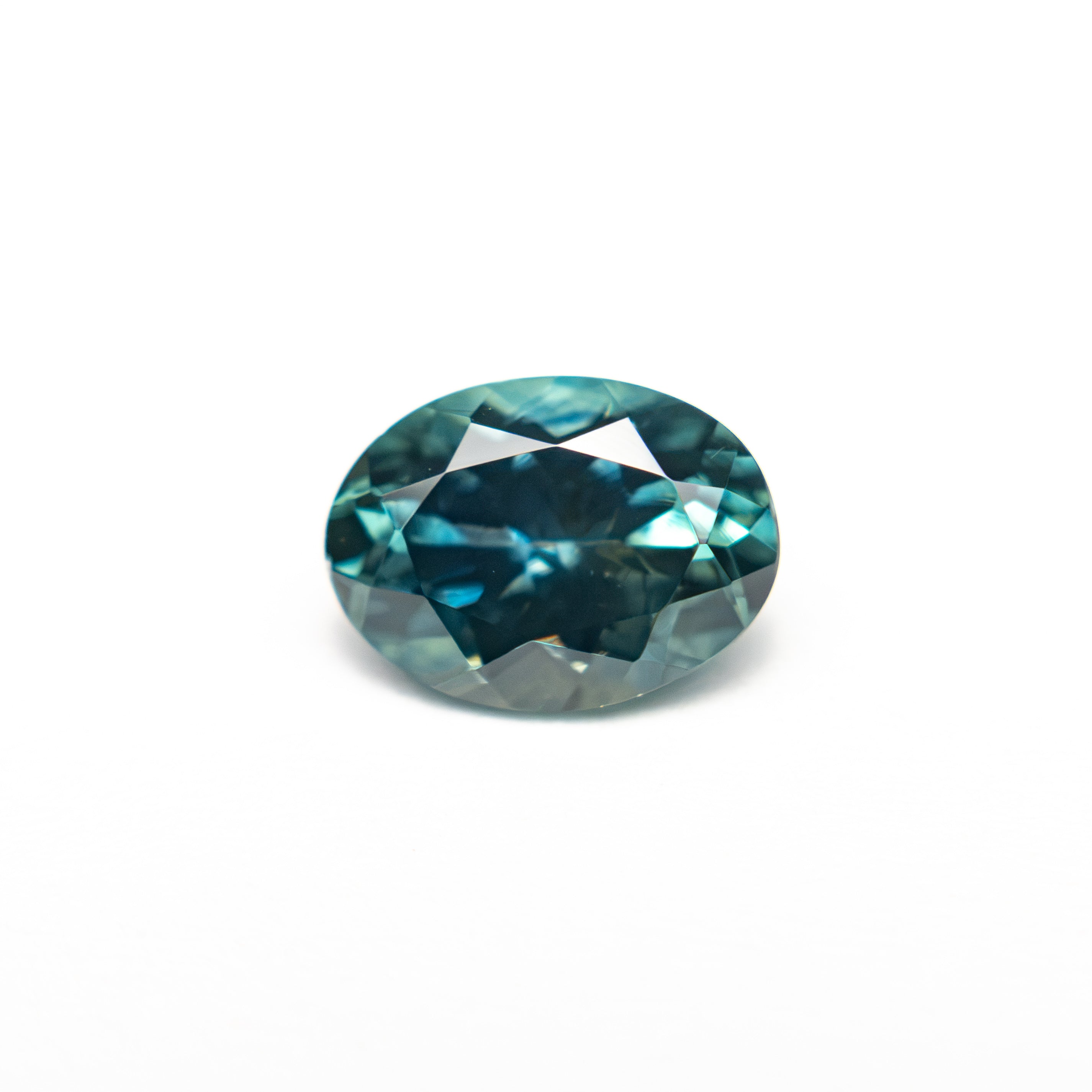 Teal Brilliant Sapphire - 1.21ct Oval