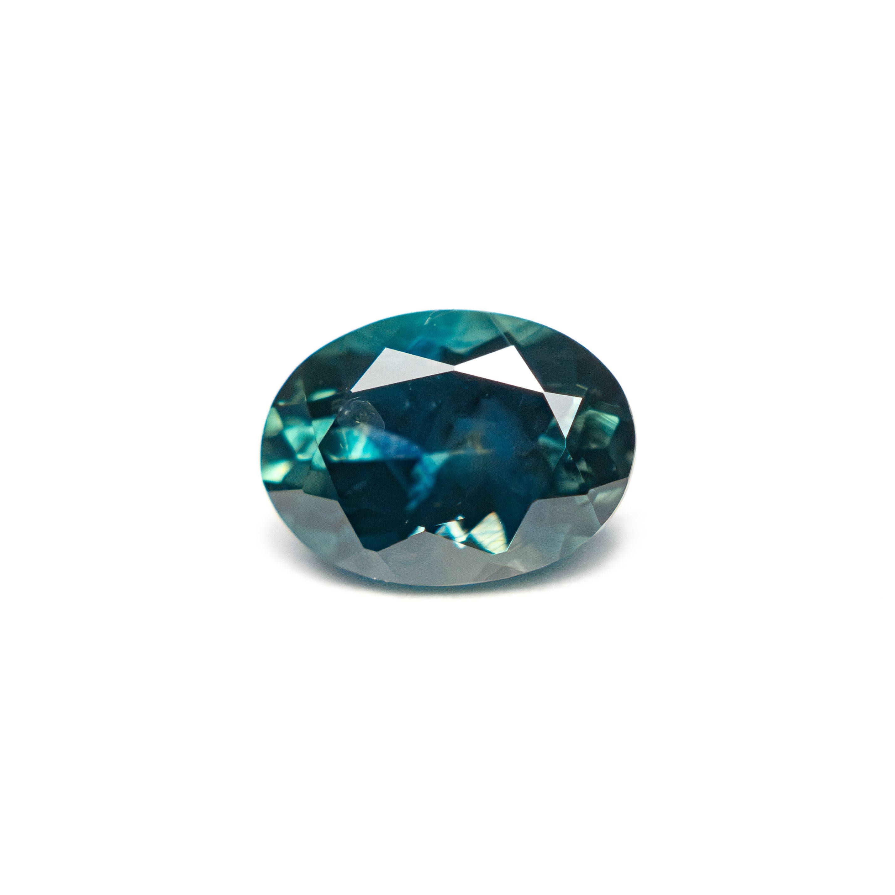 Teal/Blue Brilliant Sapphire - 1.36ct Oval