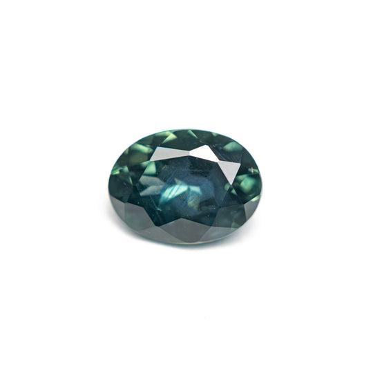 Teal Brilliant Sapphire - 1.29ct Oval