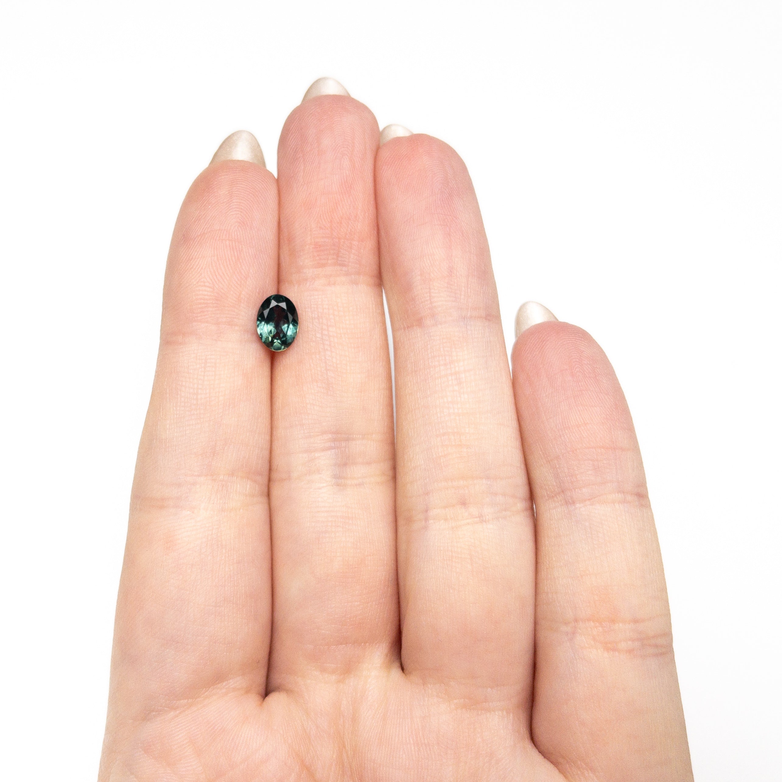 Teal Brilliant Sapphire - 1.10ct Oval
