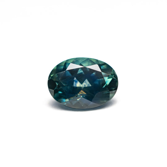 Teal Brilliant Sapphire - 1.32ct Oval