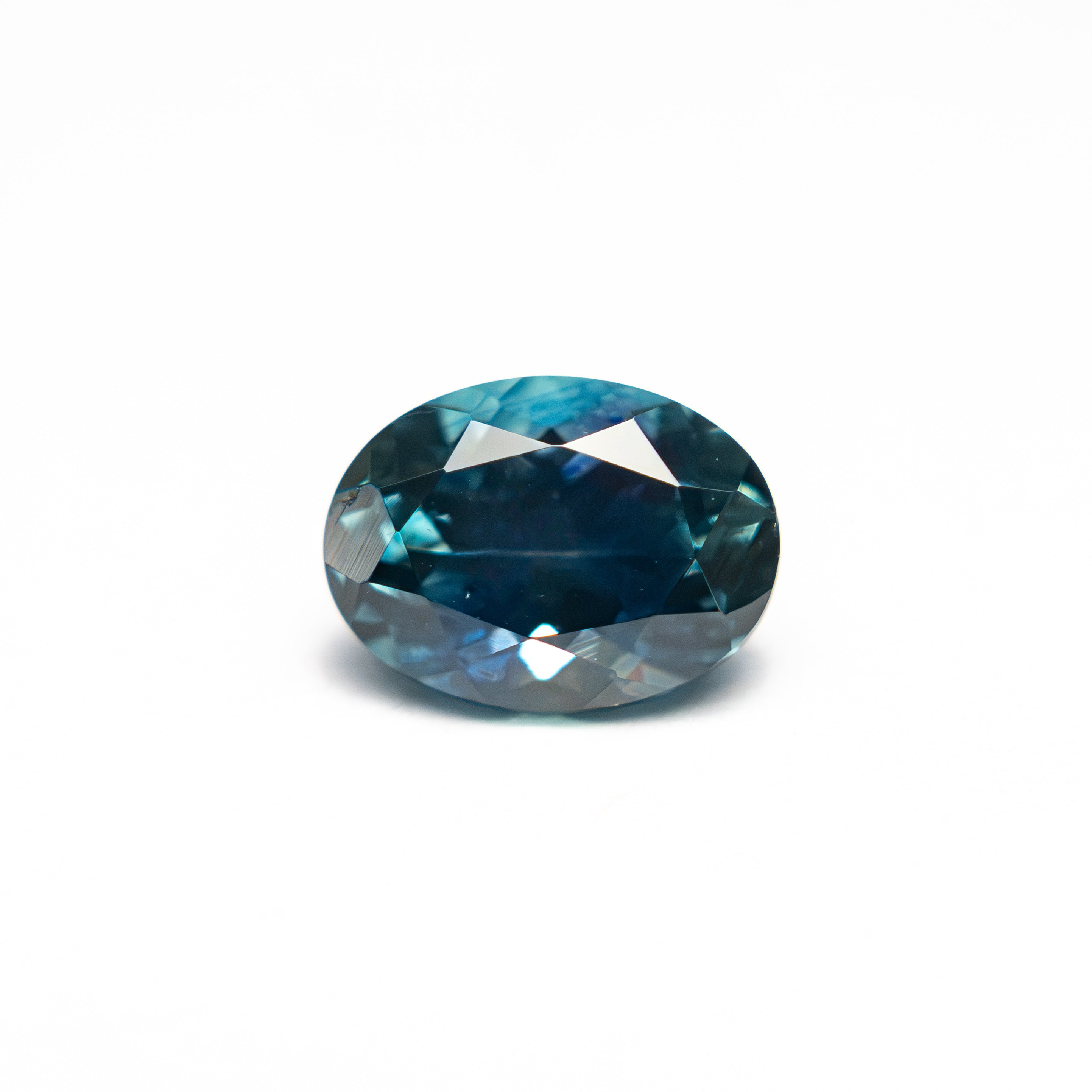 Blue/Teal Brilliant Sapphire - 1.58ct Oval