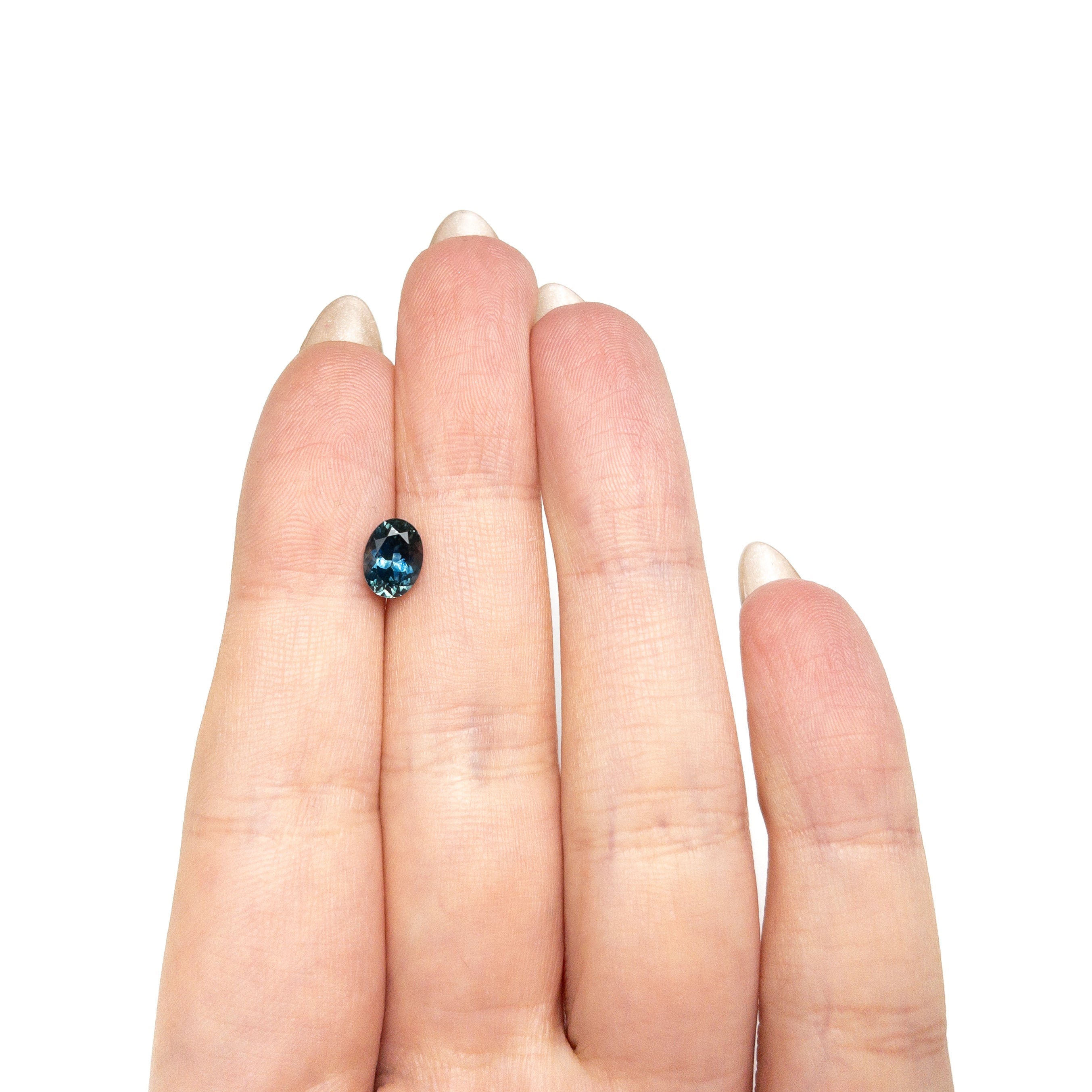 Blue/Teal Brilliant Sapphire - 1.58ct Oval
