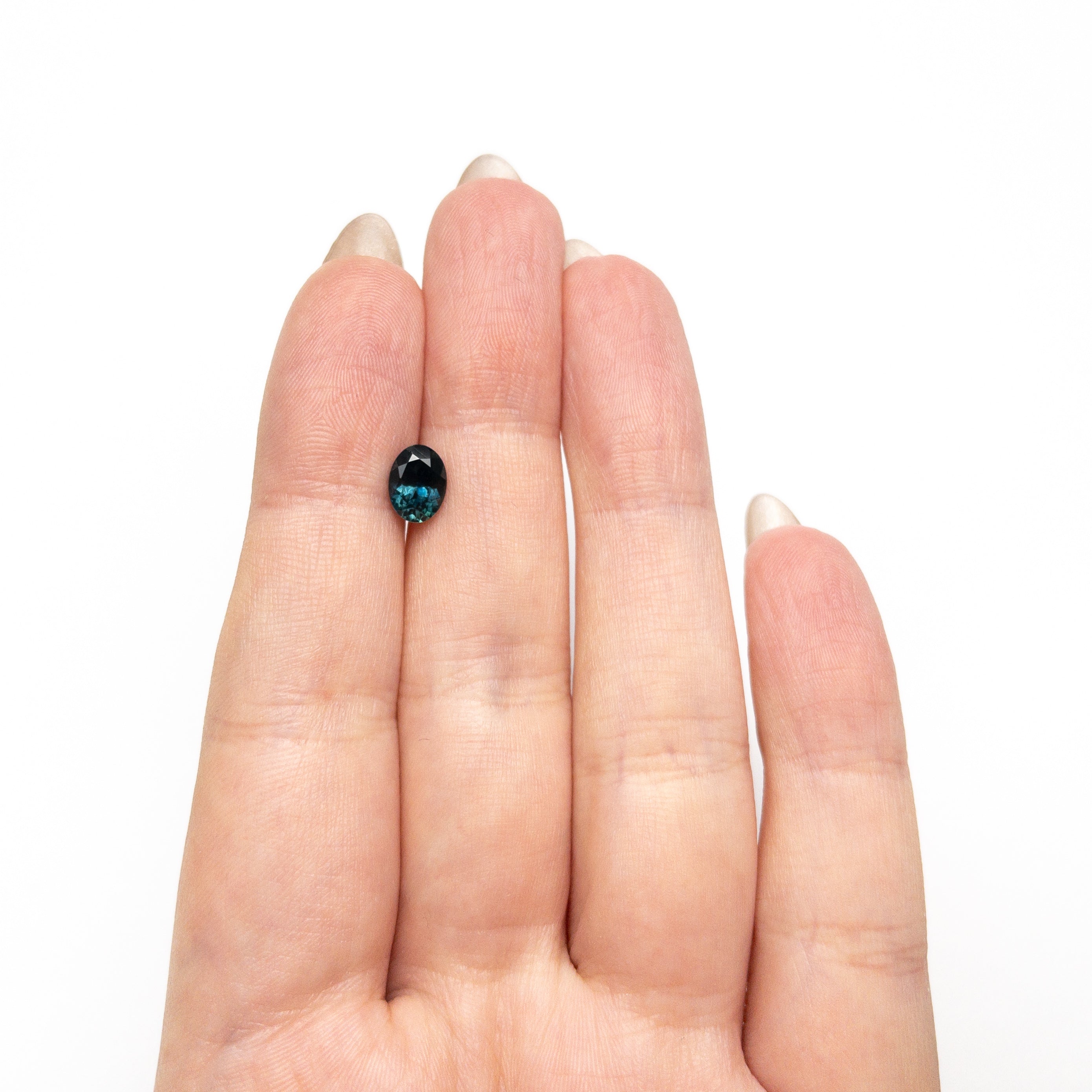 Teal/Blue Brilliant Sapphire - 1.44ct Oval