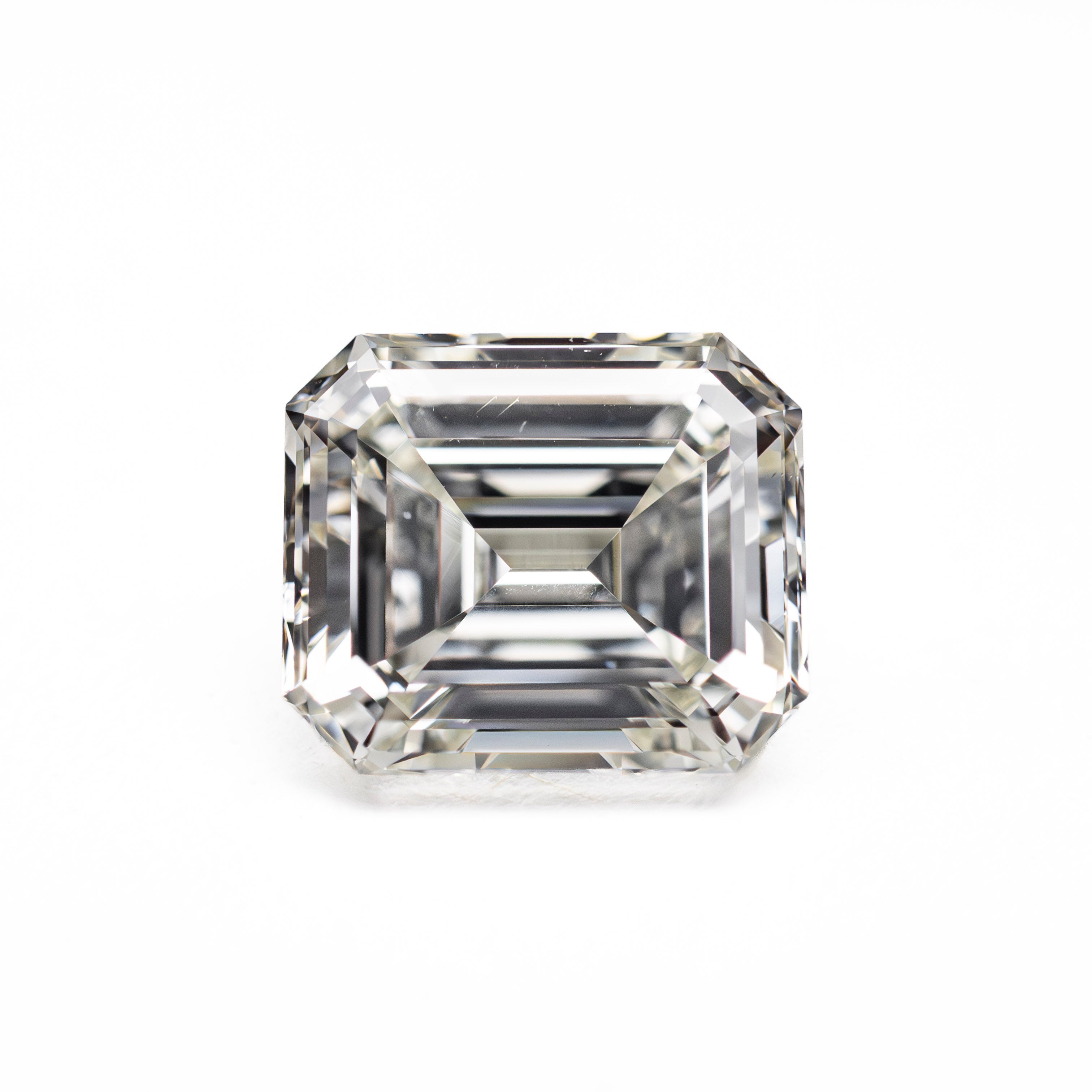 White Step Cut Diamond - 2.01ct Cut Corner Rectangle